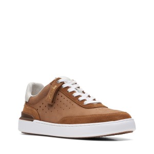 Clarks - Court Lite Tor Cognac Combi Nubuck Clarks - Court Lite Tor Cognac Combi Nubuck